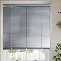 25mm Slats Aluminum Venetain Blinds With Manual Chain Control System For Housing