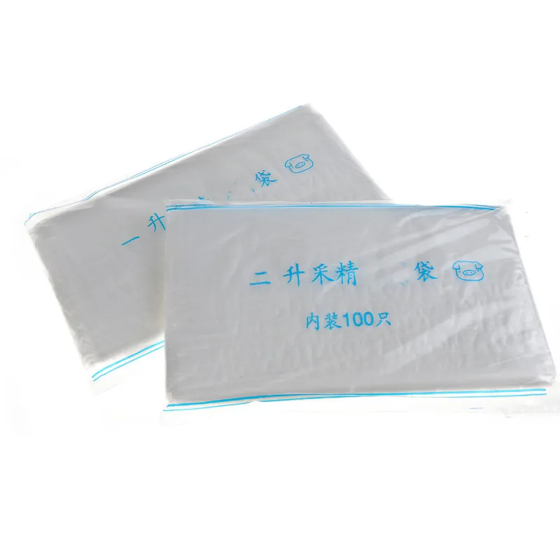 100pcs 1L Thick Disposable Semen Collection Bags 2L Veterinary Pig Artificial Insemination Boar Sperm Consumables SOW FARM NEW