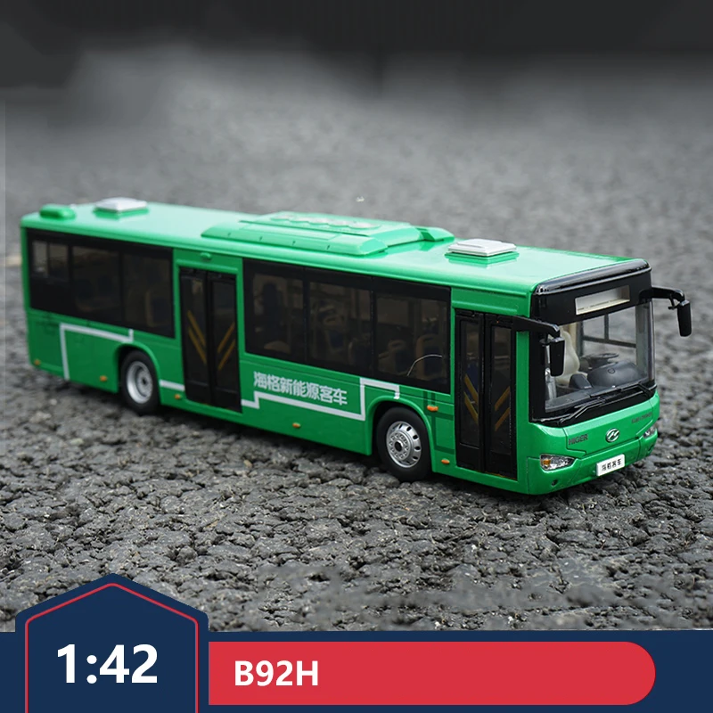 

Original 1:42 Suzhou Jinlong Haiger Bus B92H Haiger New Energy Bus Bus Model