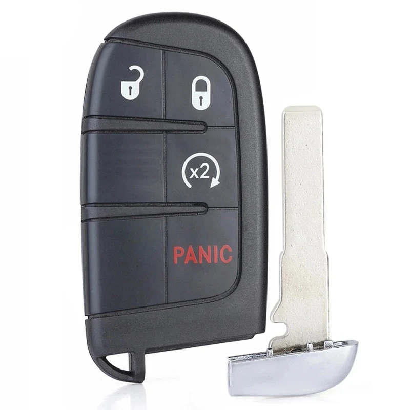 

KEYECU OEM Smart Prox Remote Control Car Key With 4 Buttons for Jeep Compass 2017 2018 2019 2020 2021 Fob M3N-40821302, 68250337