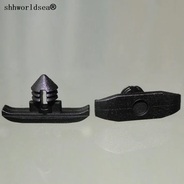 Shhworldsea 100PCS Автомобильные пластиковые зажимы автомобильный крепежный элемент капота уплотнительная полоса для VW 1H0823717