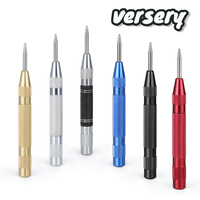 Versery Automatic Centre Punch and General Automatic Center Punch Adjustable Spring Loaded Wood Metal Press Dent Marker