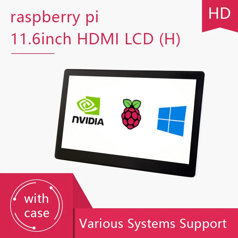 Waveshare 11.6/13.3Inch Raspberry Pi Lcd-scherm Touch Display Hdmi Ondersteuning Raspberry Pi 4/3 En Jetsom Nano Kit