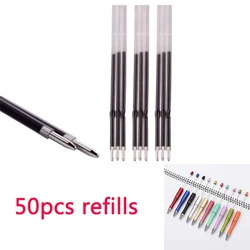 50pcs/lot Beaded Pen Refill Ballpoint Pen Refills School Office Supplies Student gift Writing Accessories