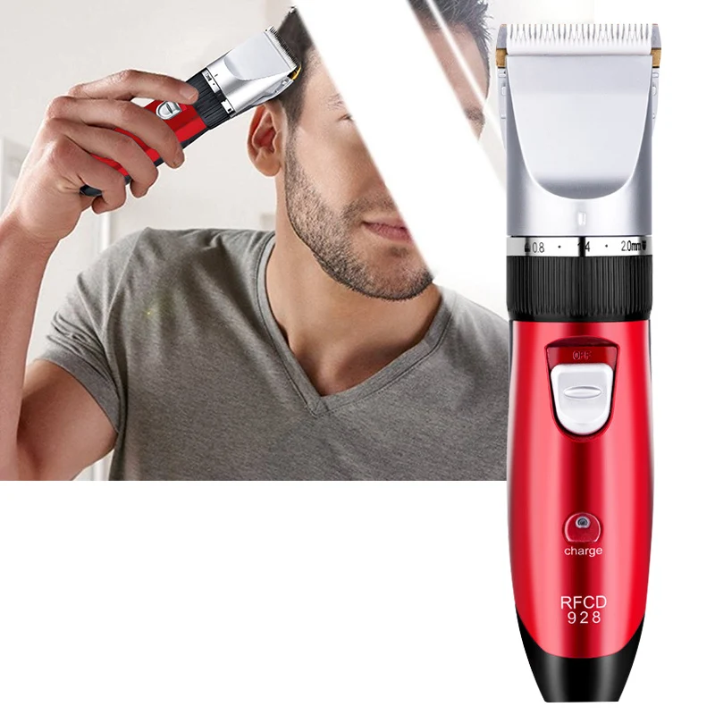 

Professional Hair Trimmer Rechargeable Electric Hair Clipper Men's Cordless Haircut Adjustable Ceramic Blade for Adult /Child