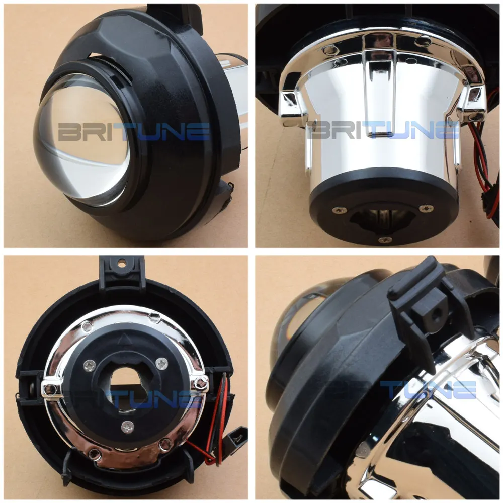 HID Bi-xenon Fog Lights Lenses Accessory For Chevrolet Cruze/Orlando/Trax/Opel Antara Cars DIY Tuning Style Use H11 Xenon Bulbs