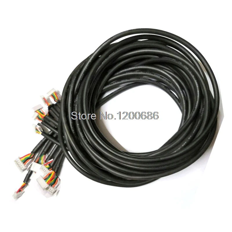 

10 SETS PHR-5 PHR-6 455-1162-ND PH Series PH 2.0MM 2.0 MM Connectors Female Double Connector with Wire 300MM 2464 26 AWG