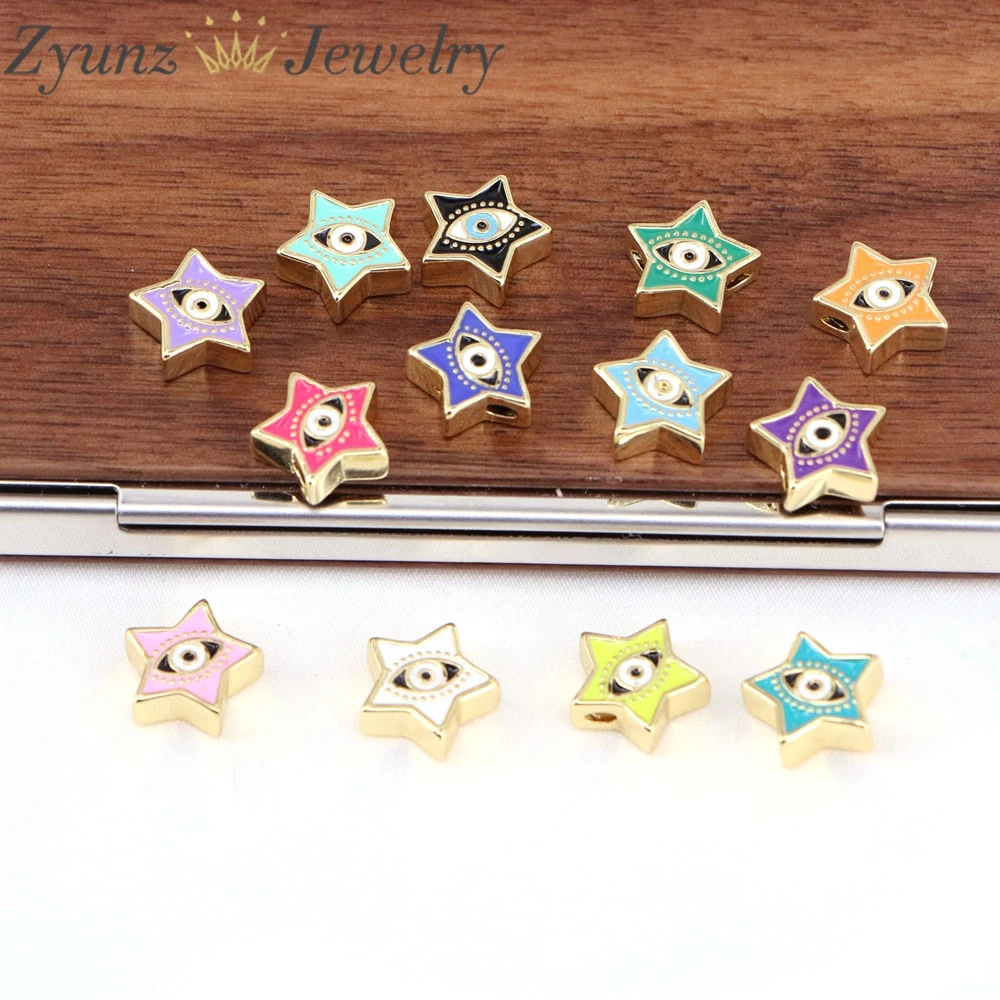 10Pcs,Evil Eye Star…