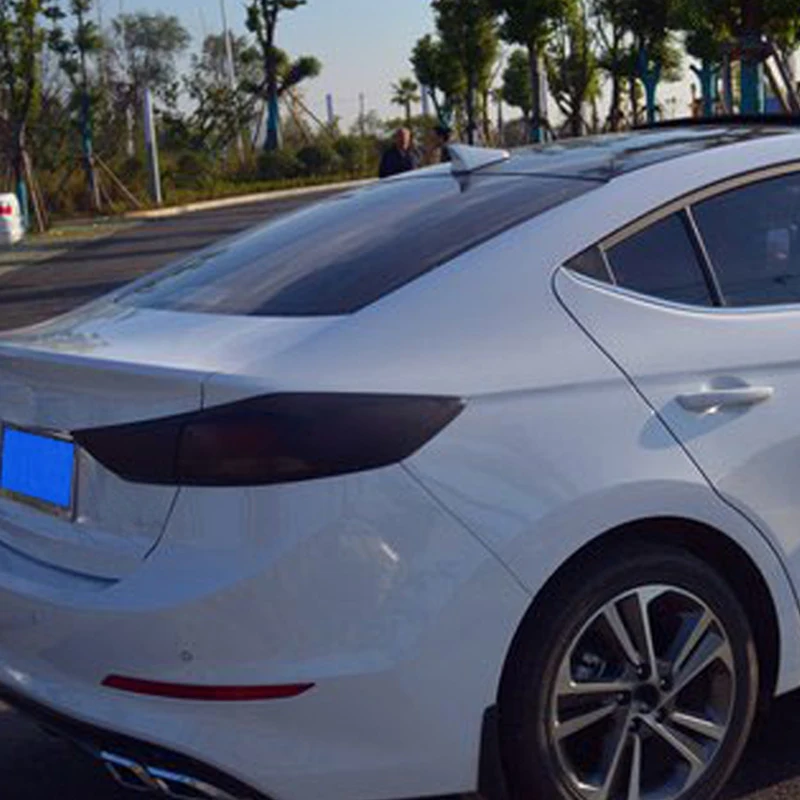 Refit 2PCS For Tail Light Film Change Color Film Blackened For Hyundai For Elantra 2016 2017 2018 2019 Car Accessories