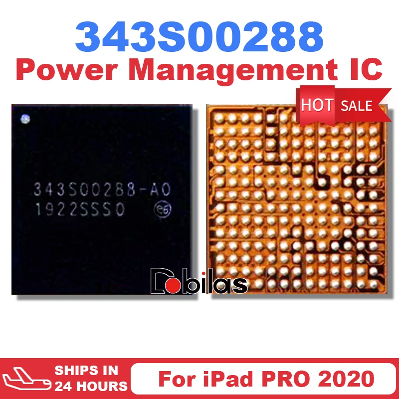 1Pcs/Lot 343S00288 343S00288-A0 For iPad PRO 2020 11inch 2Gen BGA Power Management Supply Chip Integrated Circuits Chipset