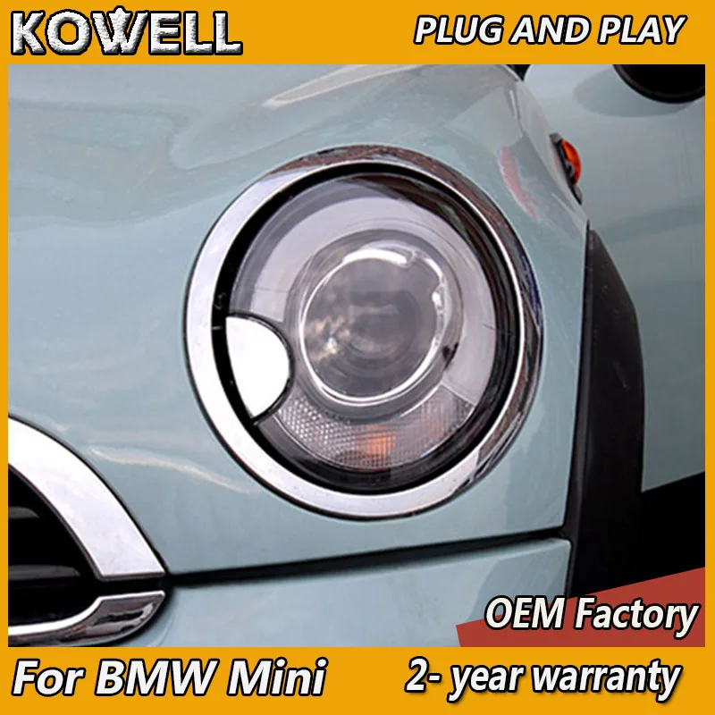 Car Styling for BMW Mini R56 Headlight 2007-2013 Mini R55 Headlights DRL Turn Signal Low High Beam Projector Lens