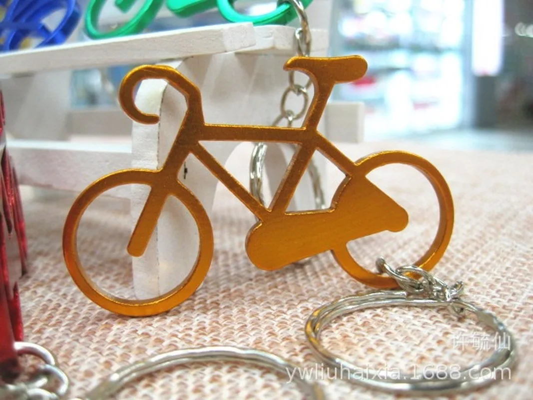 Wholesale Mini Bicycle Bottle Opener Keychain Pendant Gift Car Repair Tool