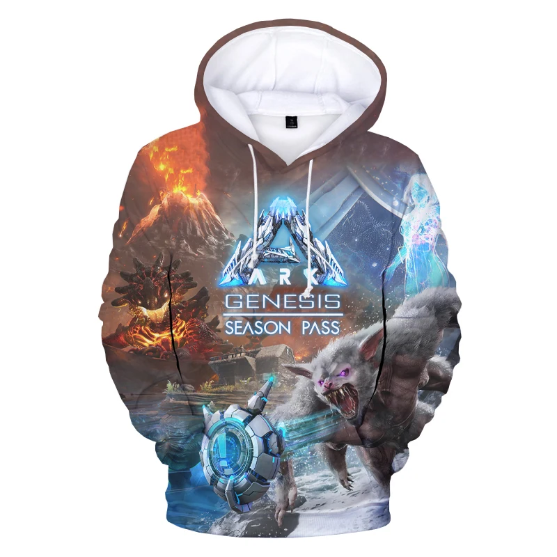 ARK Genesis Season Pass 3D Printed Hoodies Men and Women Popular Fashion Hoodies Cool O-neck  Sweatshirts 2XS-5XL