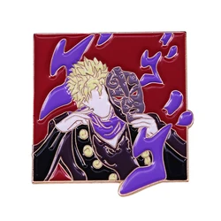 JoJos Bizarre Adventure spilla Phantom Blood Stone Dio Brando smalto Pin Ghost Face badge JJBA fans gift