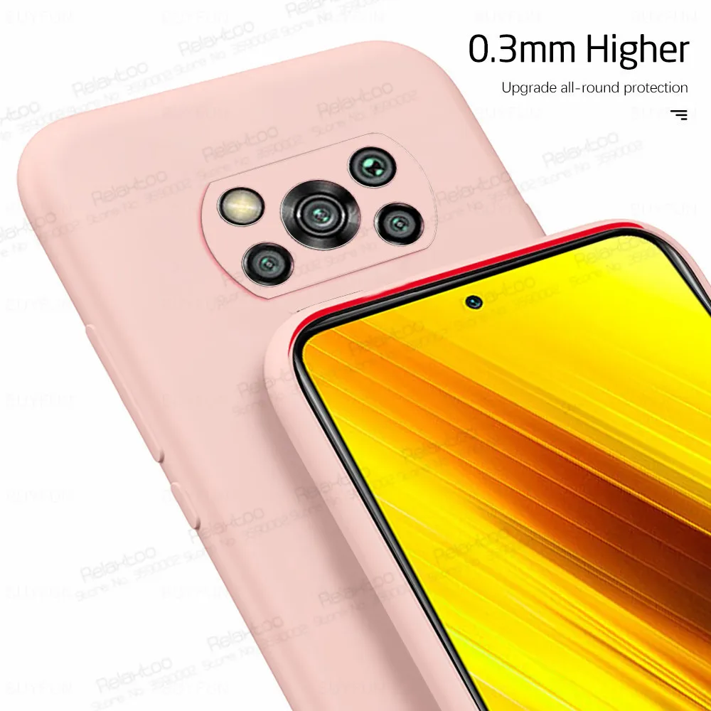 PocoX3 NFC Case Liquid Silicone Phone Cover For Xiaomi Poco X3 Pro Case Xiomi Poko Poxo Little Pocophone X 3 3X Shockproof Coque