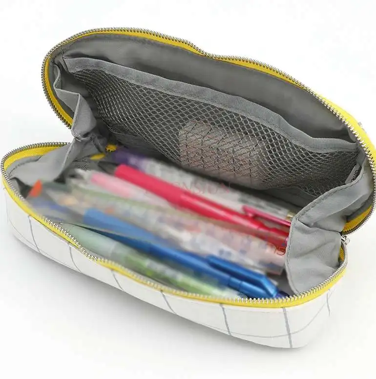 Pencil case small fresh simple large capacity stationery bag multifunctional elementary school student storage bag pencil case