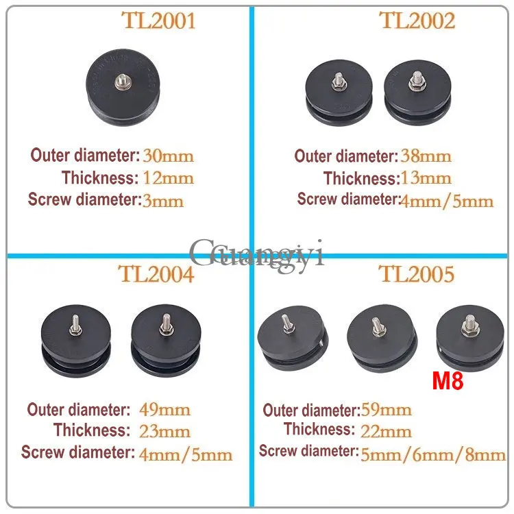 권선 기계 스테인레스 스틸 휠 안티-점프 와이어 조합 가이드 휠 와이어 휠 Tensioning 세라믹 도르래를 통해