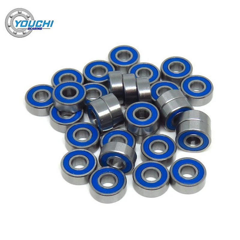 10pcs RC Bearing 3x8x3 MR83 2RS Deep Groove Ball Bearing 3*8*3 Blue Seals Ball Bearing ABEC3 Mini Model Bearing MR83RS L830 DDU