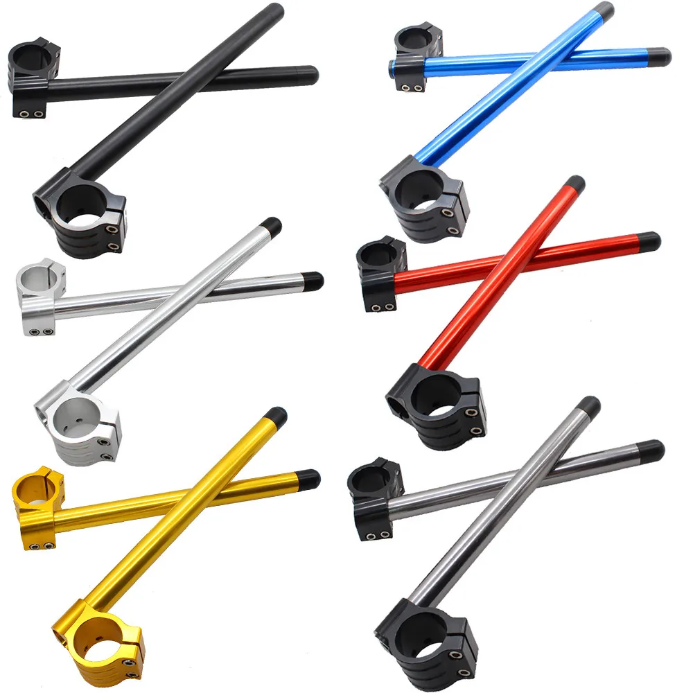 For YAMAHA TZ250 ALL CNC Motorcycle Handlebar Clip On Ons Fork Handle Bars Clip ons For 7/8