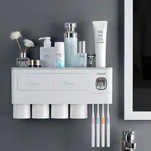 Wall Mount Toothbrush & Toothpaste Dispenser #5