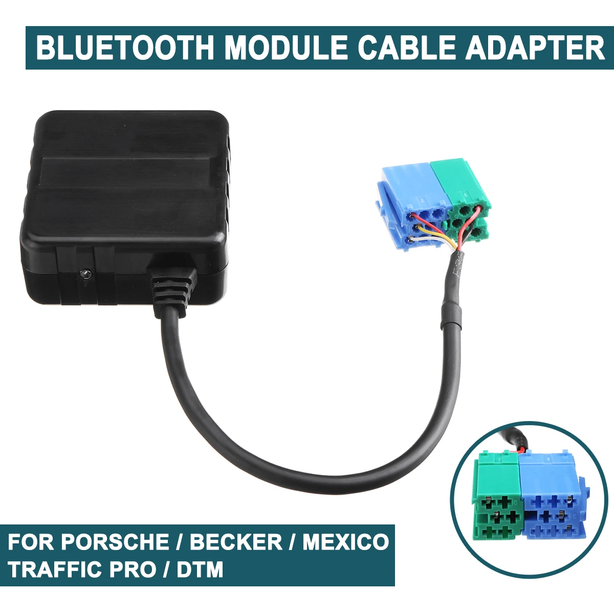 HIFI AudioFor Porsche Becker Mexico Traffic Pro DTM Car bluetooth 5.0 Module AUX Cable Adapter Radio Stereo