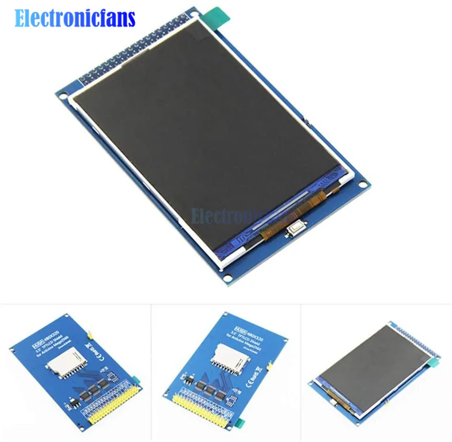 3.5\'\' 3.5 Inch 320X480 Colorful TFT LCD Screen Module Ultra HD Display Mega2560 MEGA 2560 R3 Board ILI9486 for Arduino