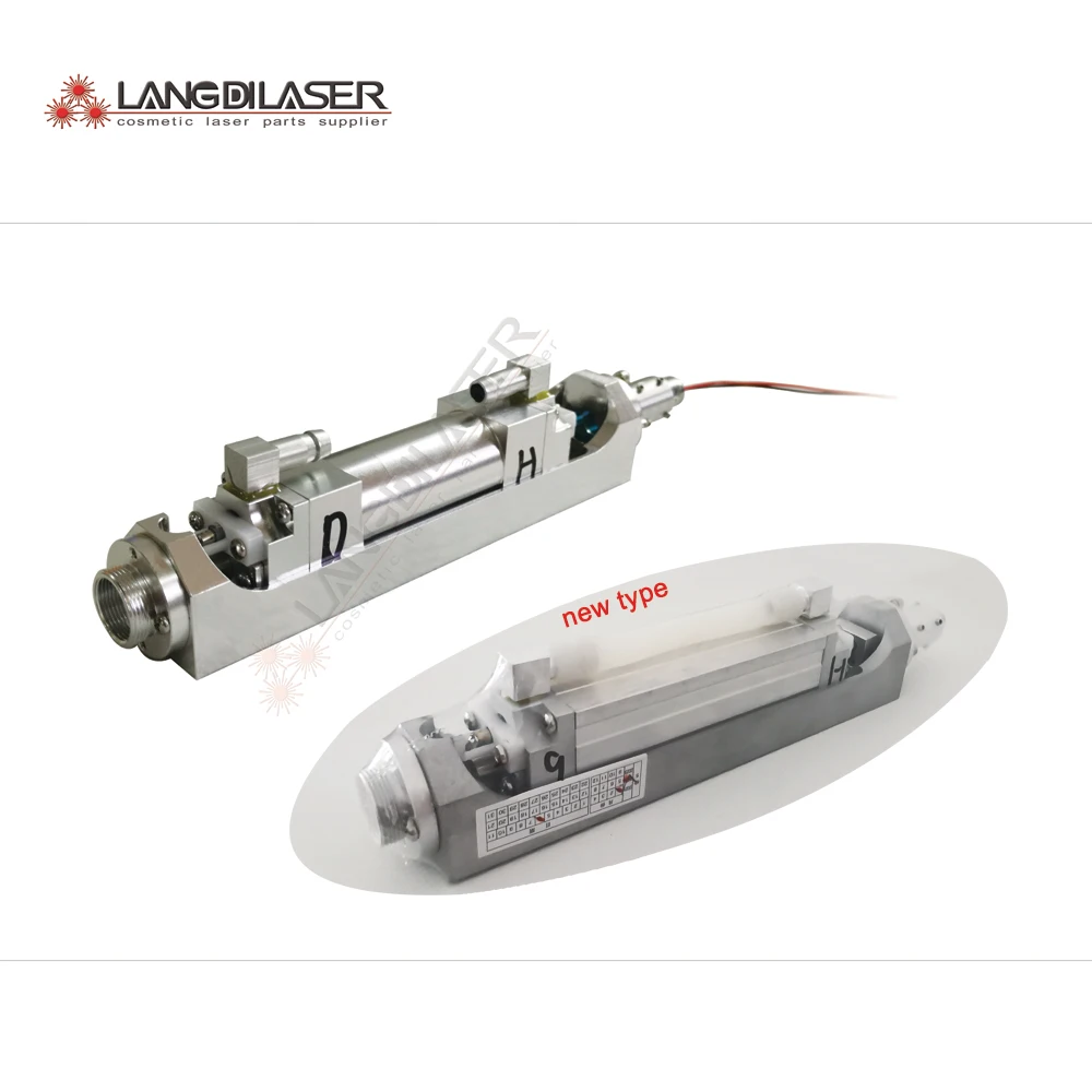 Q- Switched ND:YAG Laser Cavity With Red Aiming Light / Include : Laser Rod & lamp / Gr 4 crystal / KTP Crystal& Lens