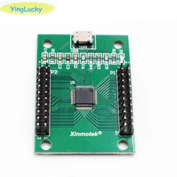 XinMotek Arcade 2 Players Zero Delay encode USB Driver Kit MAME PC Keyboard Encoder with Joystick Cables