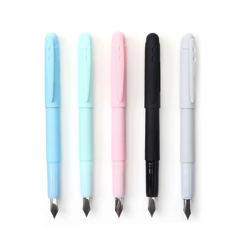 Makaron Rubber Pole Pen Kawaii Color Calligraphy Practice Pen Advertising Hotel Wholesale School Office Supplies Stationery Pen