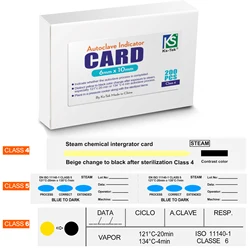 Dental Tape Sterilization Indicator Autoclave Cards Dental Cleaning Oral Care Supply Teeth Whitening Accessories