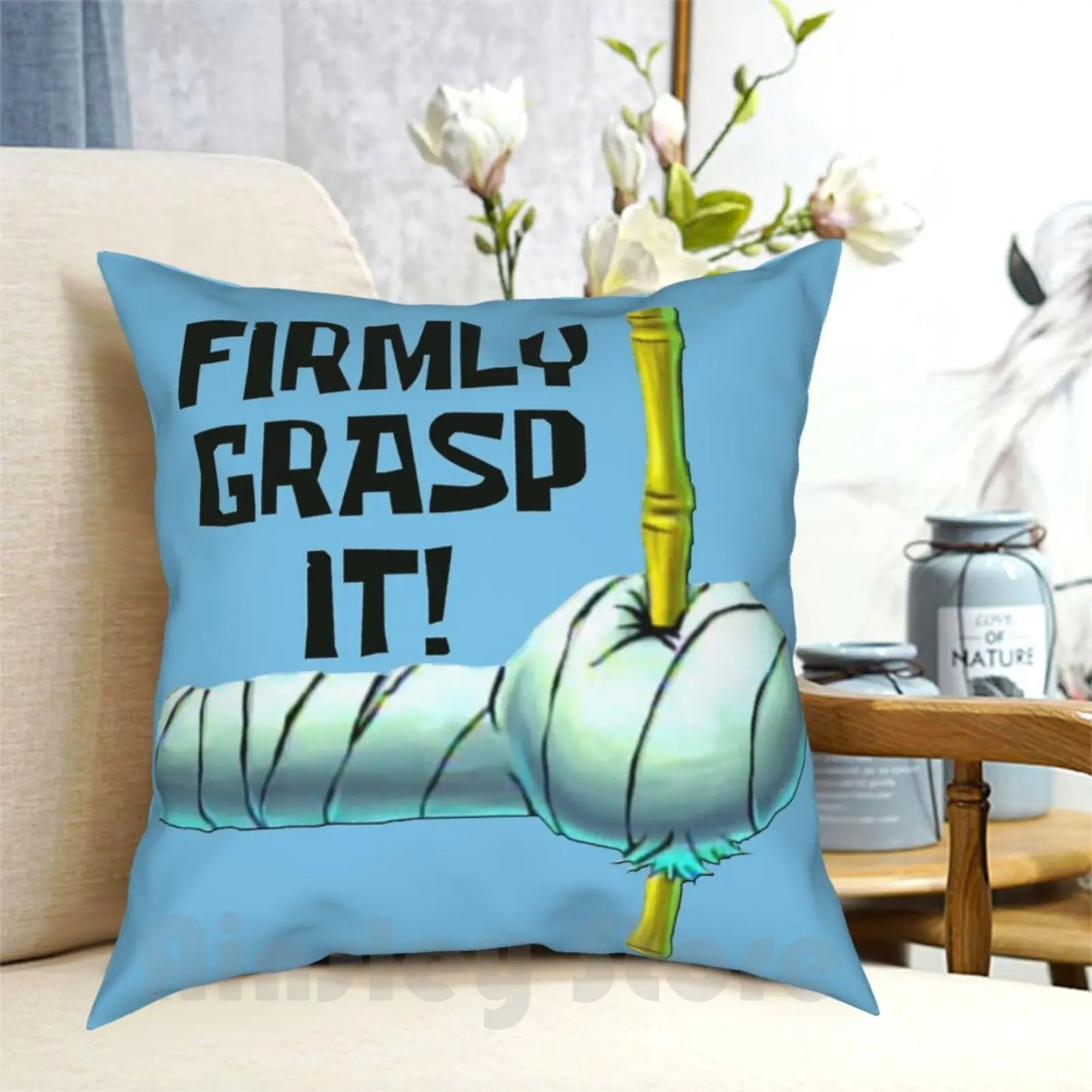 Firmly Grasp It! Pillow Case Printed Home Soft DIY Pillow cover Star Squidward Mr Krabs Plankton Sandy Cartoons Animation