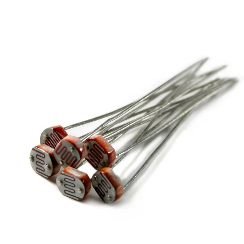 20pcs 5mm Photoresistor Resistor GL5506 GL5516 GL5528 GL5537 GL5539 GL5547 GL5549 GL4516