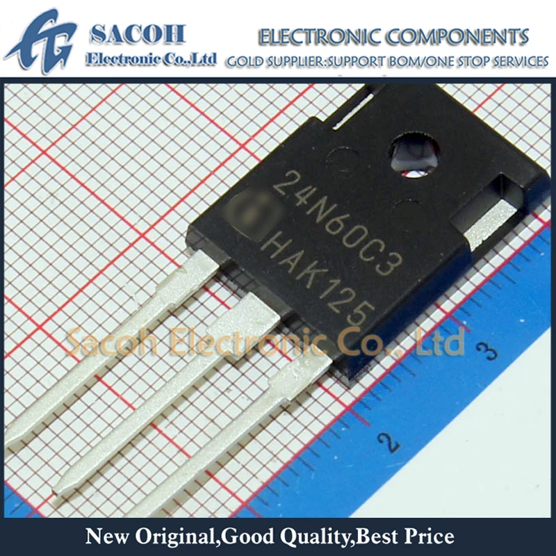 New Original 2Pcs/Lot SPW24N60C3 24N60C3 24N60 OR SPW24N60CFD 24N60CFD TO-247 24A 600V Power MOSFET Transistor