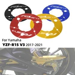 YZF R15 Motorcycle Rear Sprockets Chain Cover Gear Decorative For Yamaha YZFR15 YZF-R15 YZF R 15 V3 2017 2018 2019 2020 2021 CNC