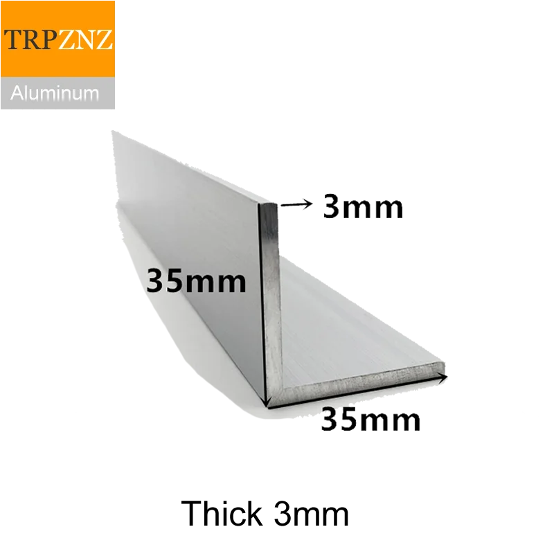 

35x35mm,thick 3mm,6063 Right Angle aluminum,L-shaped aluminum alloy,Aluminum edging triangle profile,Decoration Materials