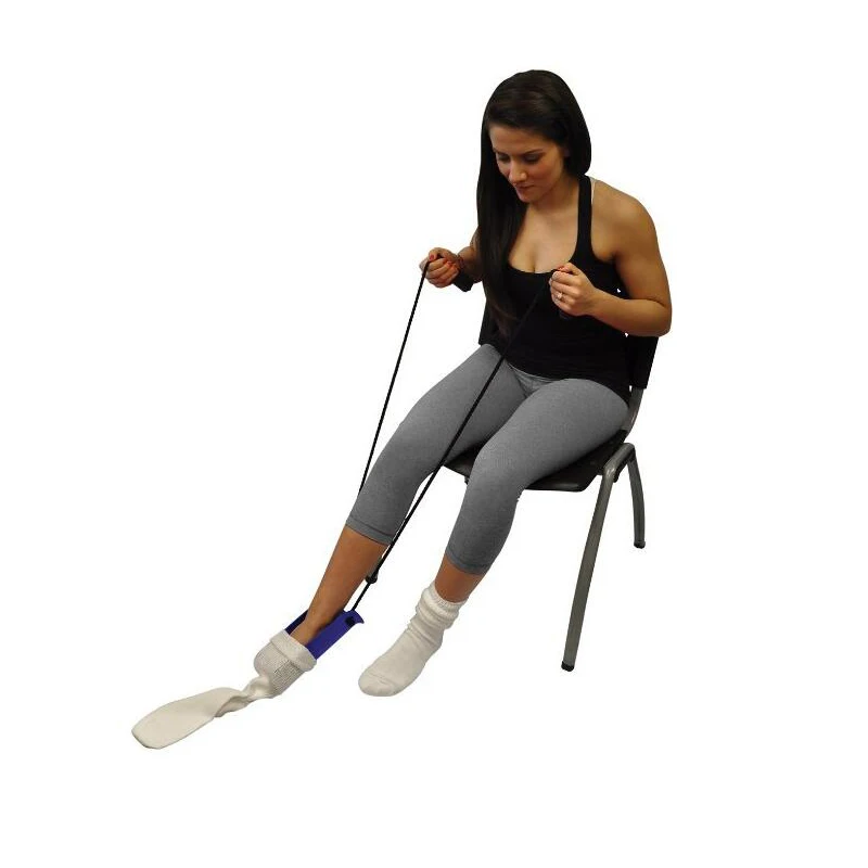 양말 착용 보조제, 노인 및 임산부용 로프 타입 양말 착용자 기계 재활 장치