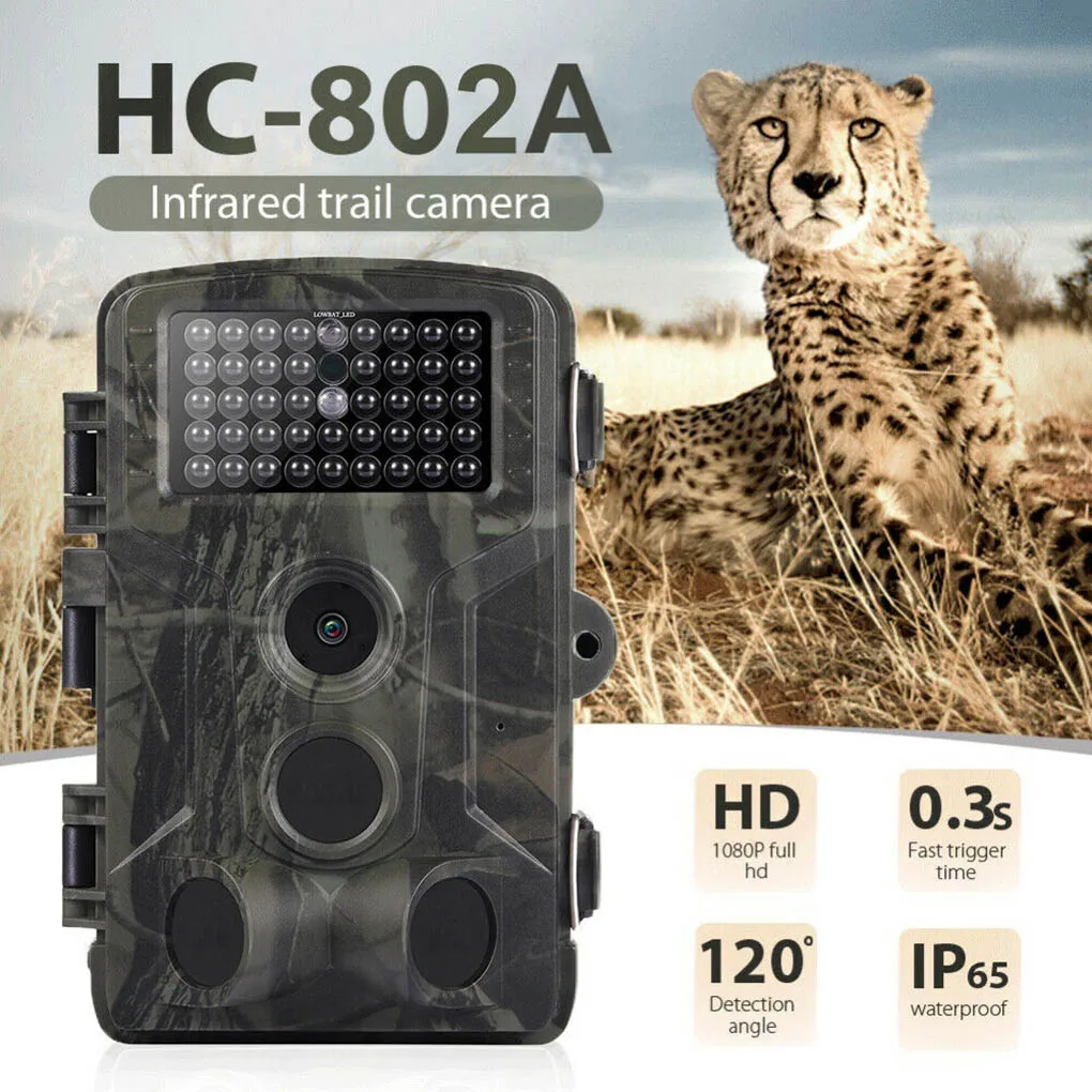 20MP Hunting Video Camera 1080P Trail Camera Farm Home Security 0.3s Trigger Time Wildlife Hidden Trap New Photo Surveillance