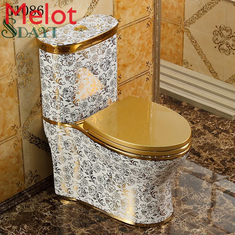 

bathroom electroplated golden wc toilet bowl ceramic gold plated toilet