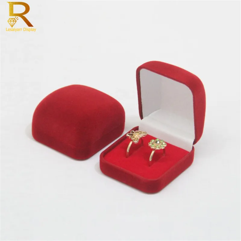 

Velvet Ring Jewelery Box Earring Jewelry Organizer Ring Jewelry Storage Gift Box Wedding Engagement Ring Box Red Box For Rings