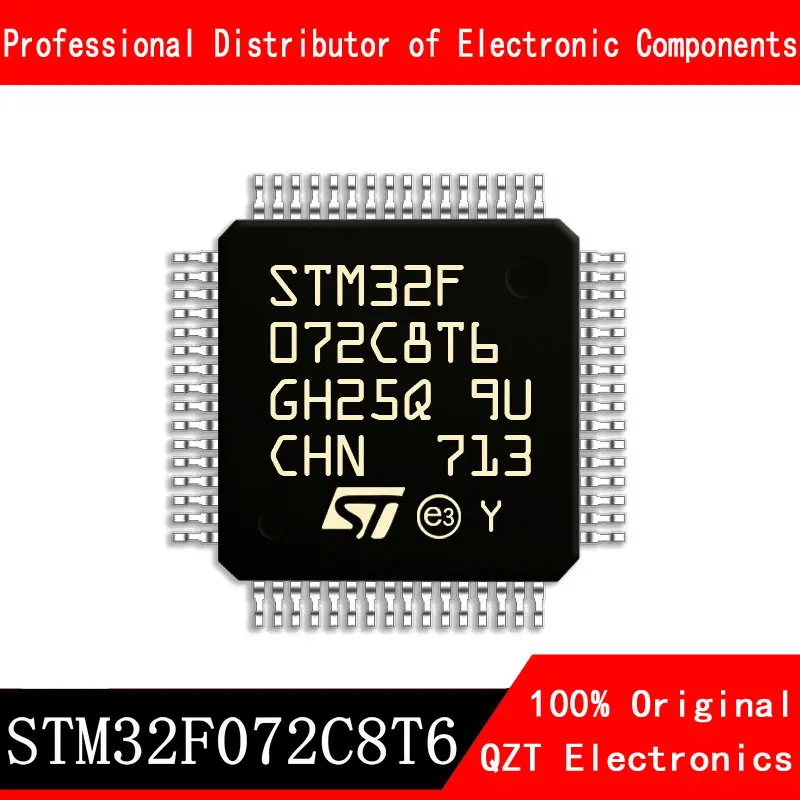 5 Stks/partij Nieuwe Originele STM32F072C8T6 STM32F072 LQFP48 Microcontroller Mcu In Voorraad