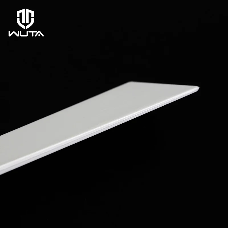 WUTA White Plastic Glue Spreader Glue Applicator Sticks Leather Scraper Thin Gluing Gumming Board Essential Leather Crafts Tools