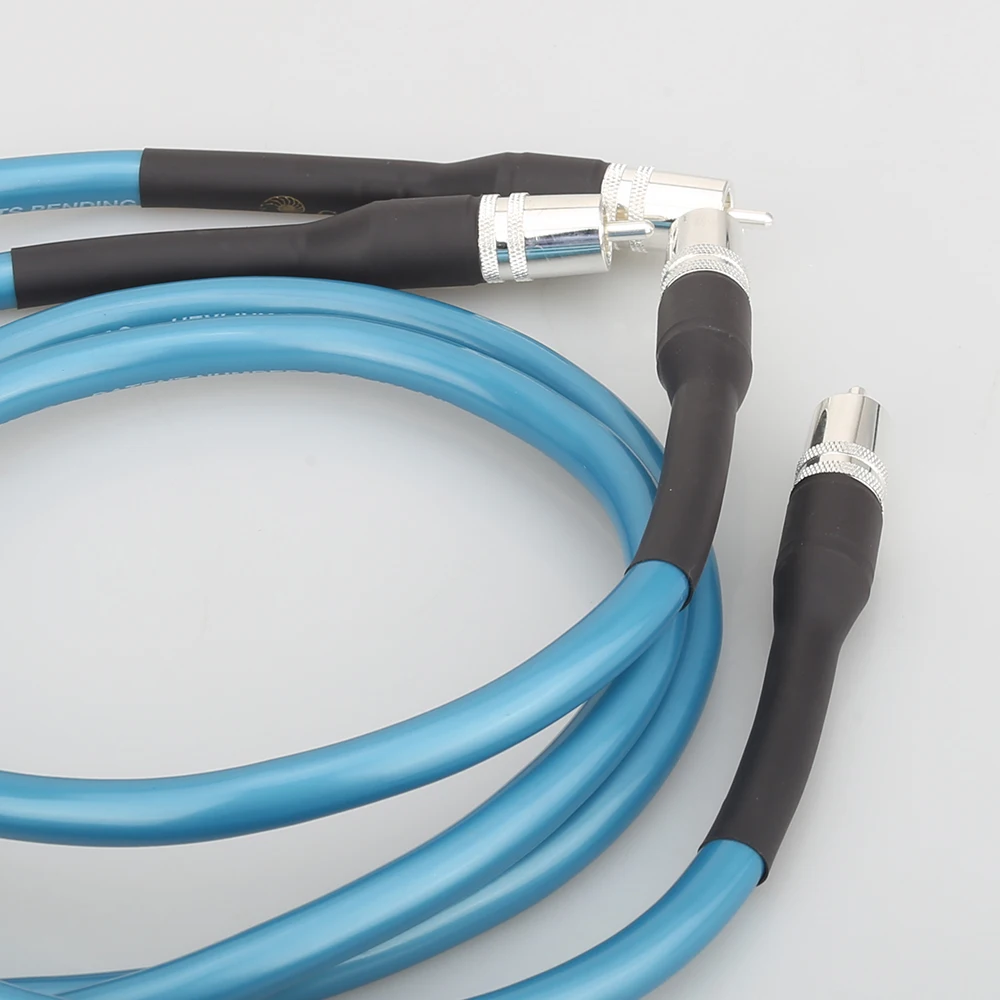 Audiocrast Coppia hexlink golden 5-C rca cavo di interconnessione, audio video cavo di segnale, RCA hifi estendere la linea