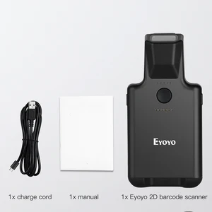 Eyoyo-Barcode Portable Reader, 2D Back Clip, Bluetooth, Android Ios System, Data Matrix, 1D, 2D, QR Bar Code Scanner 10 Main Sales BAR CODE READER - №10