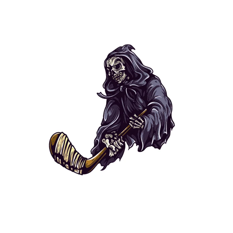 

XY Reflective Decorate Car Accessories Decals Ice Hockey Sports Modification Motorcycle Death Bumper Stickers 12cmx11.5cm