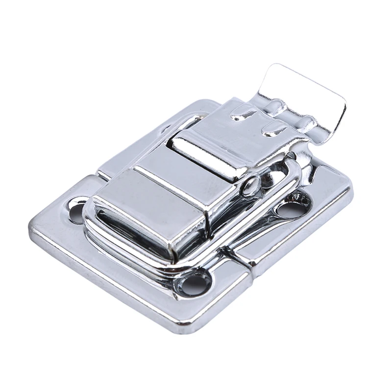 Stainless Steel Chrome Latch Toolbox Buckle Instrument Box Lock File Box Buckle Cosmetic Case Aluminum Tool Box Buckle