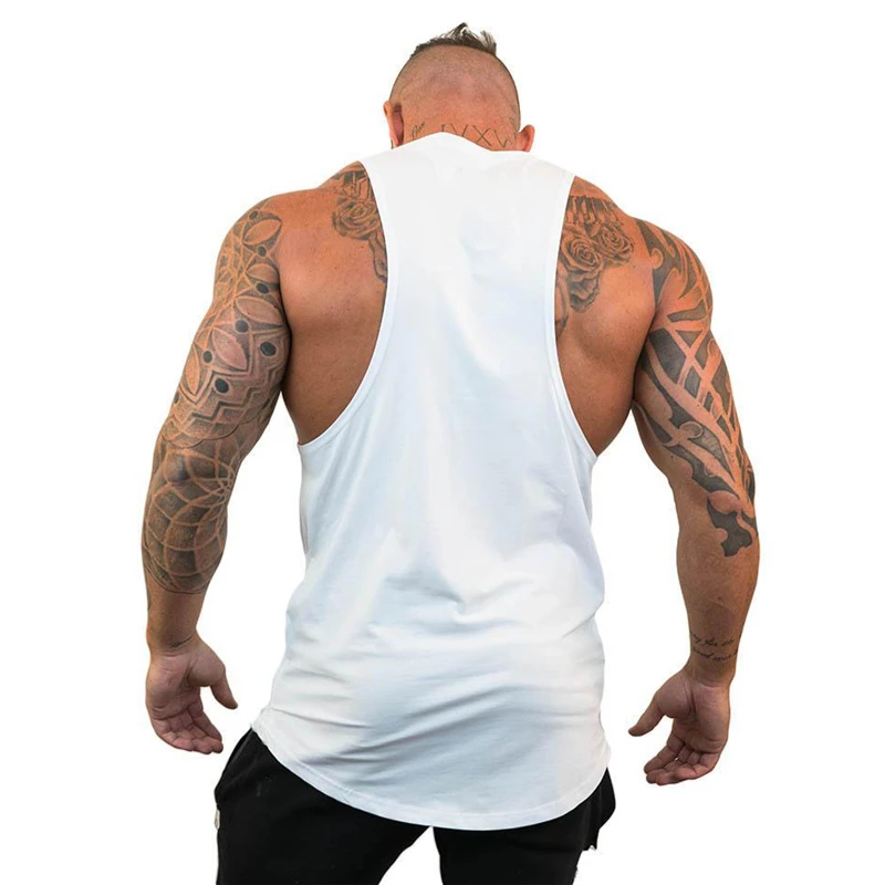 New Men Tank Tops Bodybuilding Stringer Fitness Singlets Gyms Clothing Mens Sleeveless Shirt Vest debardeur homme ropa de hombre