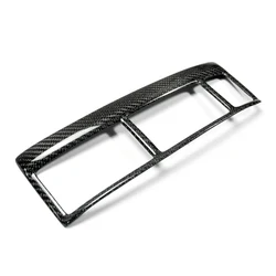 Car-styling Carbon Fiber Air Con Surround Stick On Type RHD Glossy Finish Interior Air Vent Duct Trim For Nissan Skyline R34 GTR