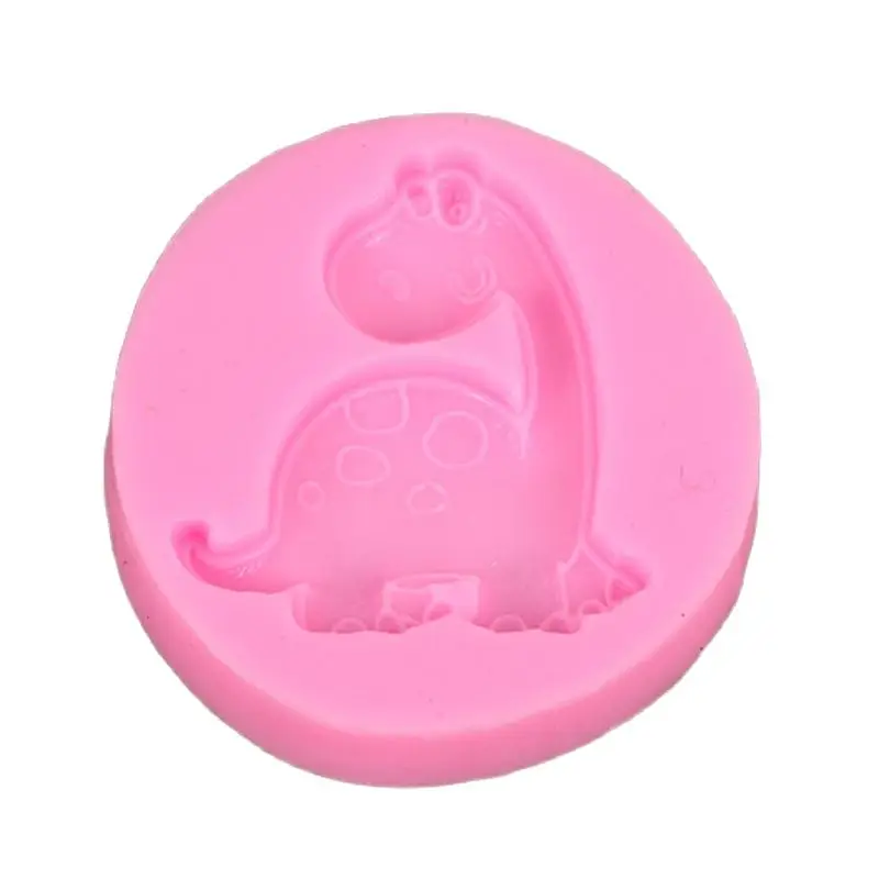 Cartoon Dinosaur Dragon Silicone Fondant Soap 3D Cake Mold Cupcake Jelly Candy Chocolate Decoration Baking Tool Moulds H608