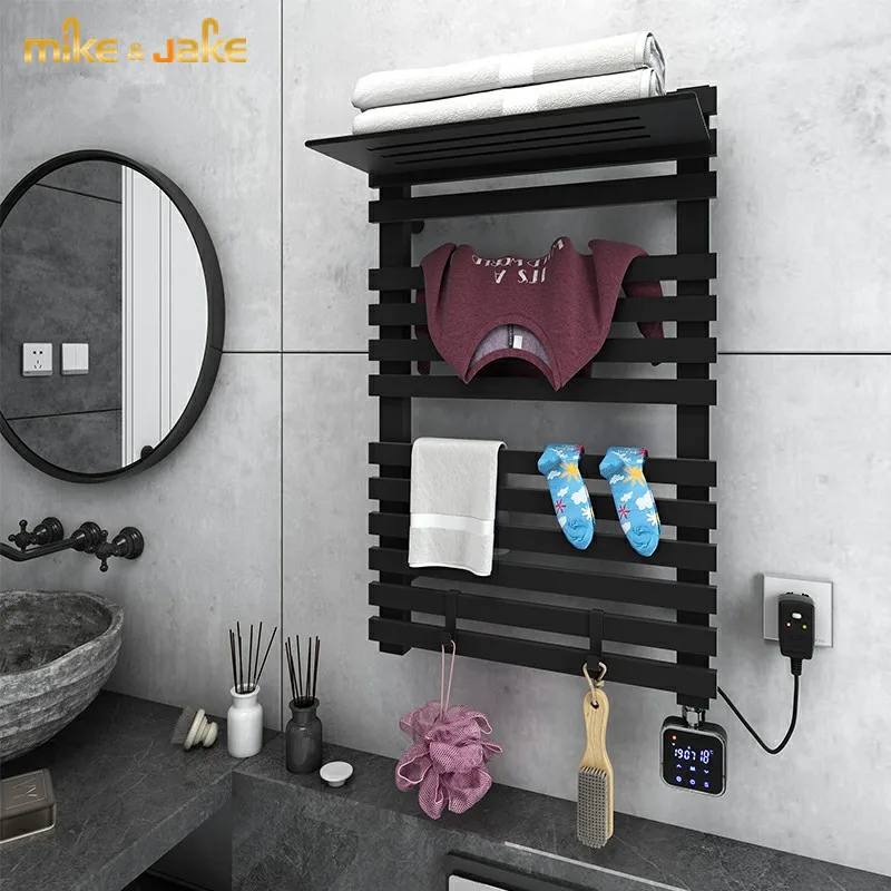 

Carbon Fiber Intelligent electric towel dryer household heating bath towel drying rack constant temperature electric bath towel