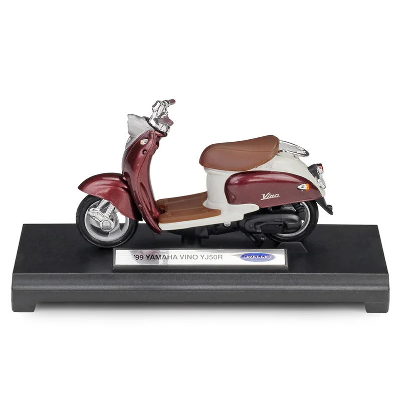 Childrens 1/18 Scale Welly YAMAHA VINO YJ50R Scooter Motor Road
